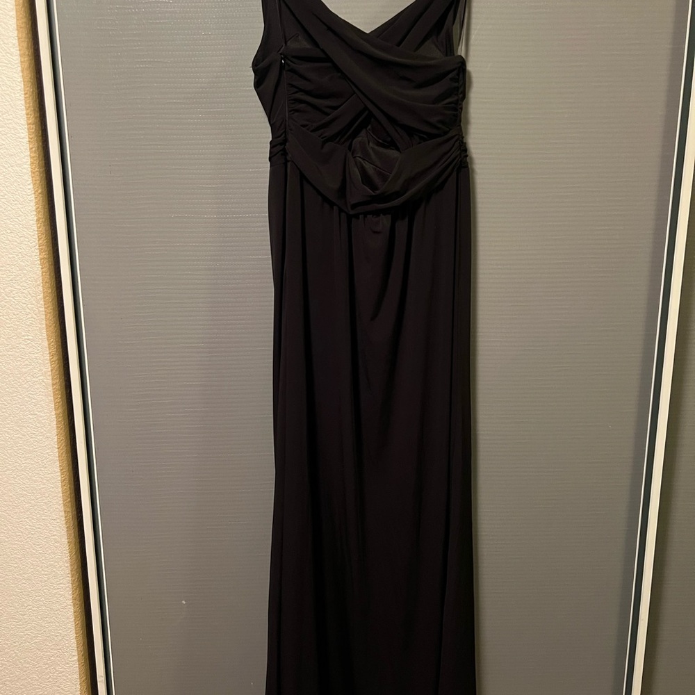 White House Black Market Elegant Black Evening Dress